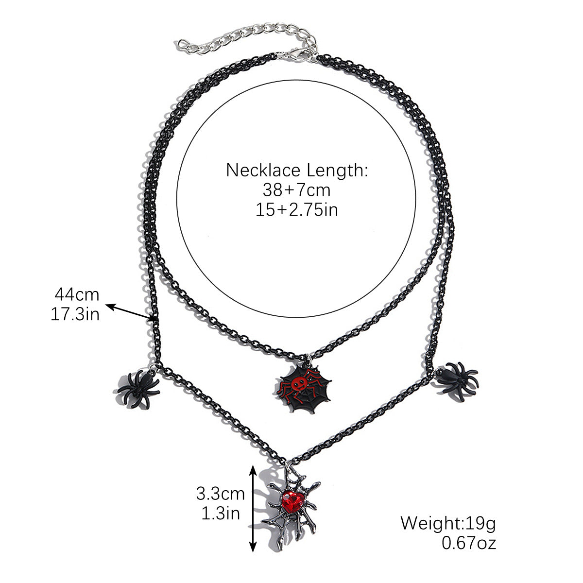 Wholesale Gothic Jewelry  Dark Bat Ghost Skull Pendant Pumpkin   Necklace
